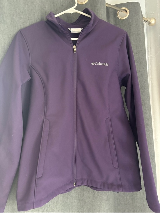Columbia Jackets & Blazers - Columbia Purple Full-Zip Softshell Jacket